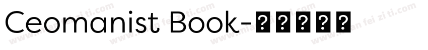 Ceomanist Book字体转换